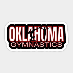 Oklahoma Gymnastics Competition Gymnast Tumbling Sticker